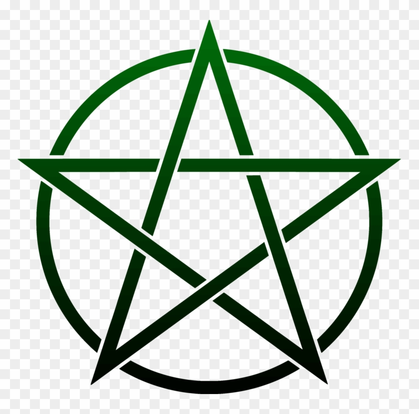 Pentagram Pentacle Symbol Wicca Satanism - Pentagram Wicca Clipart #2720208