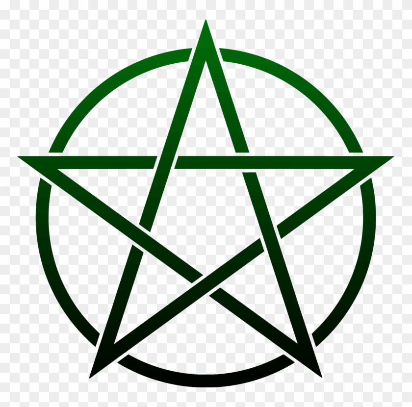 Pentagram Pentacle Symbol Wicca Satanism - Pentagram Wicca Clipart