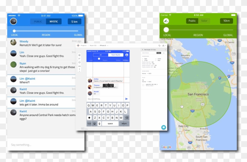 Chat App For Pokemon Go Players - Iphone Clipart