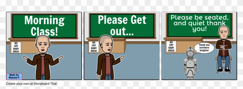 Piziks Morning Announcement - Cartoon Clipart