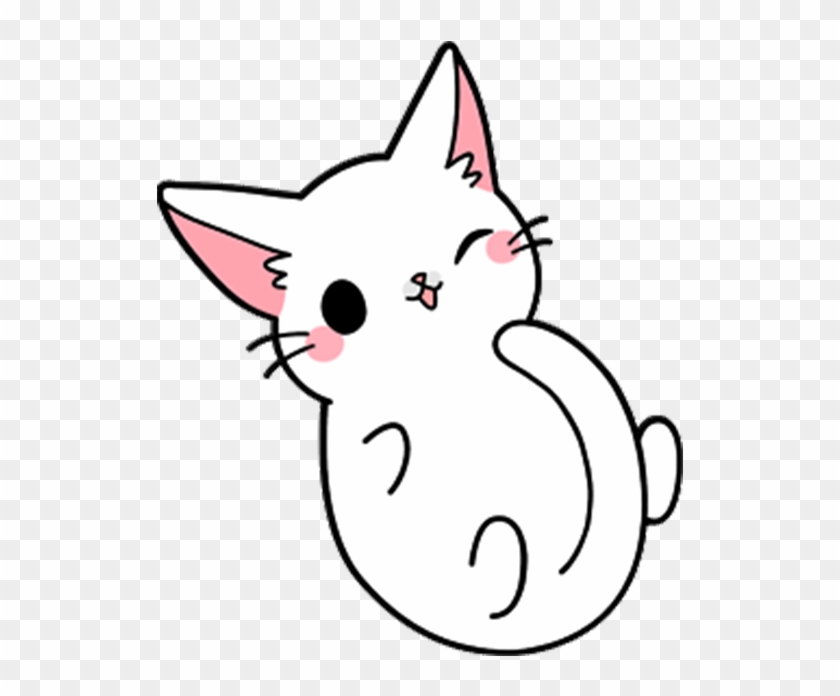 Cat Kitten Drawing Sit - Cute Cat & Dog Drawing Clipart #2721571