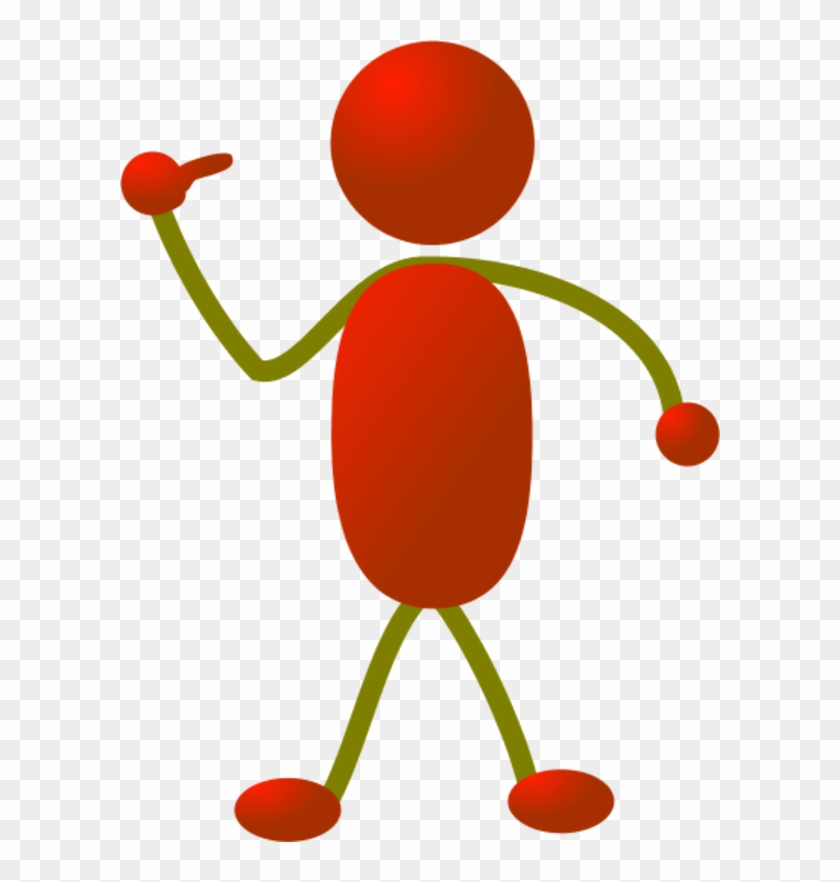 Stickman Pointing Finger To Himself - Person Pointing To Self Clipart - Png Download #2722612