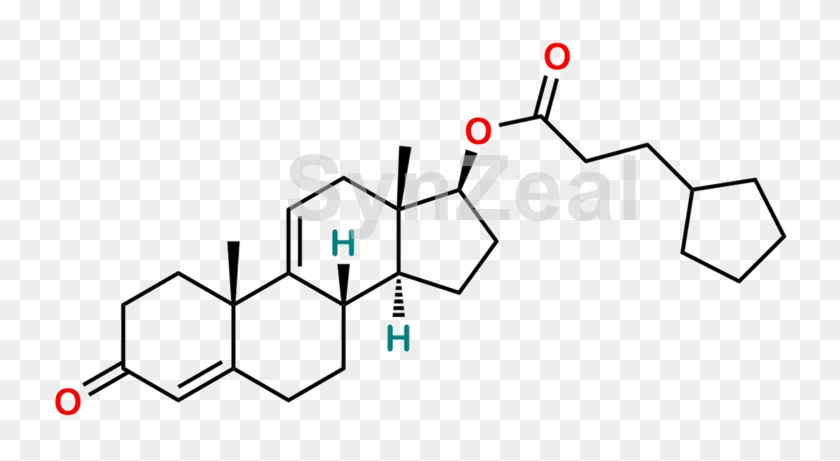 Delta 9 Testosterone Cypionate - Medroxyprogesterone Acetate Chemical Structure Clipart #2723175