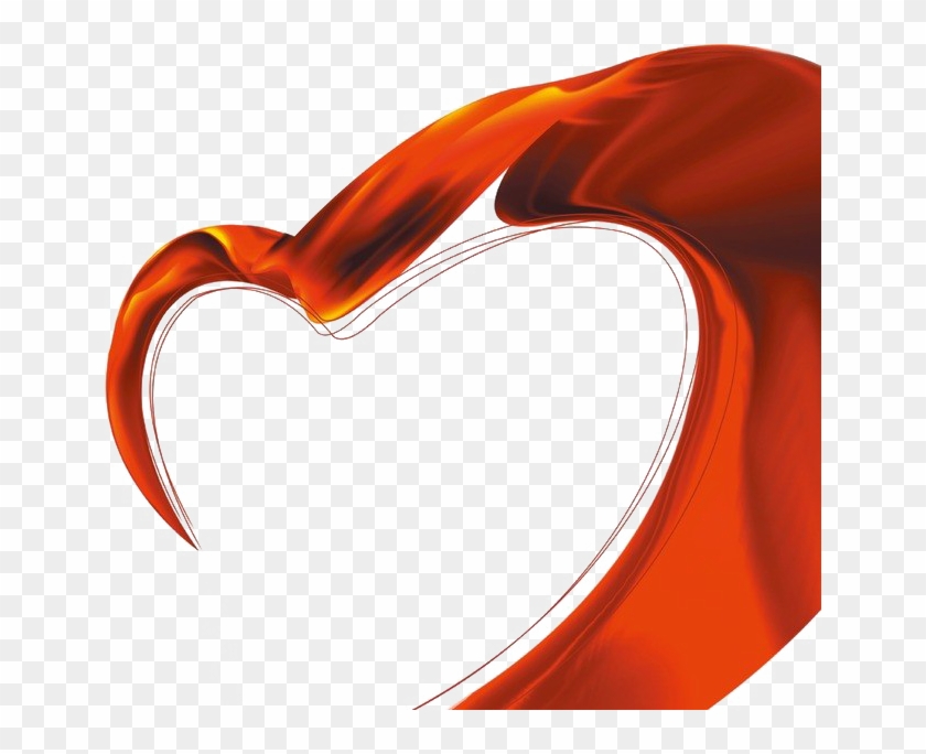 Silk Png Image - Heart Clipart #2723326