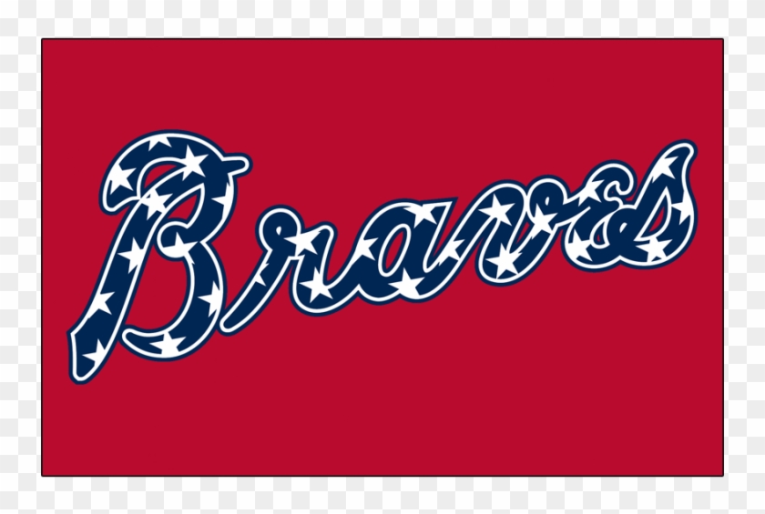 Atlanta Braves Iron On Stickers And Peel-off Decals - Atlanta Braves Red White Blue Logo Clipart #2723424