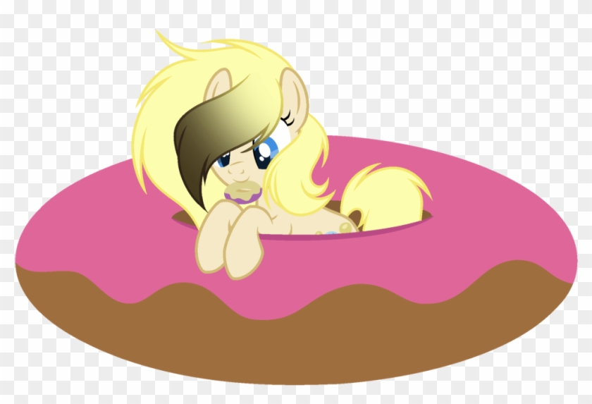 Drawn Doughnut Transparent - Cartoon Clipart