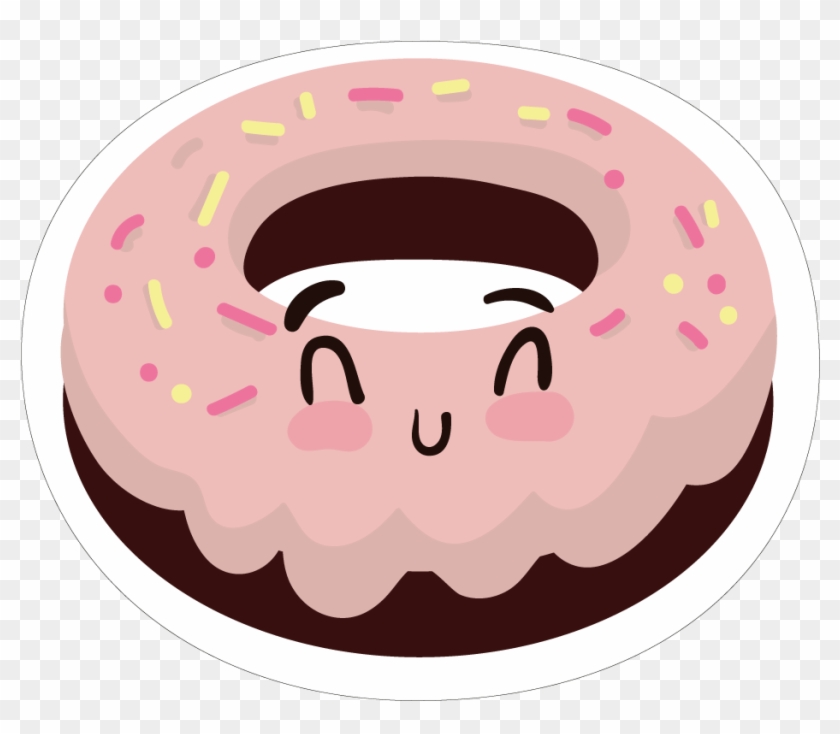 Collection Of Free Transparent Donut Cute Download - Donut Cartoon Clipart
