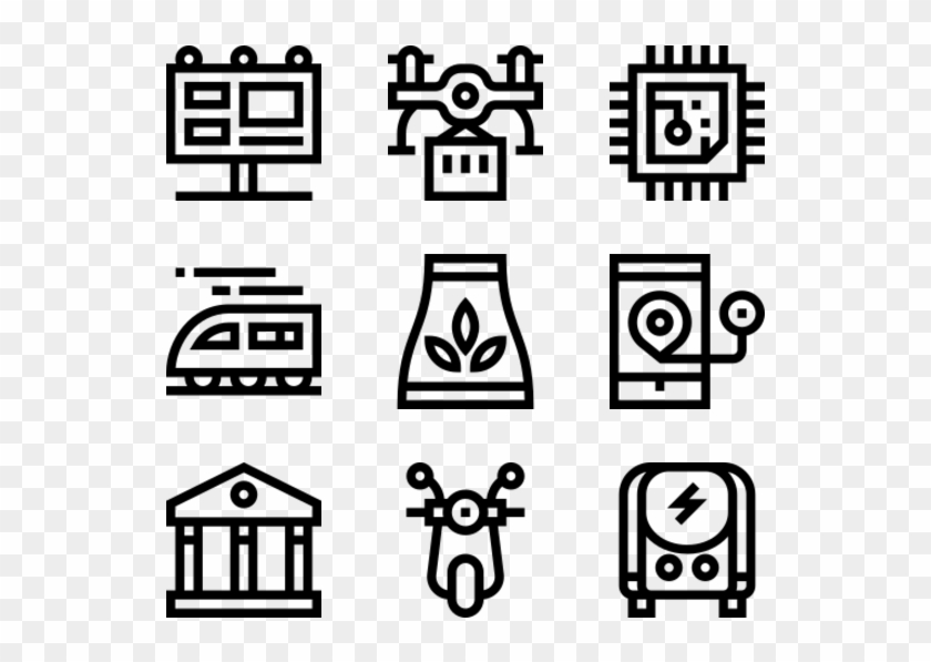 Smart City - Vector Graphics Clipart