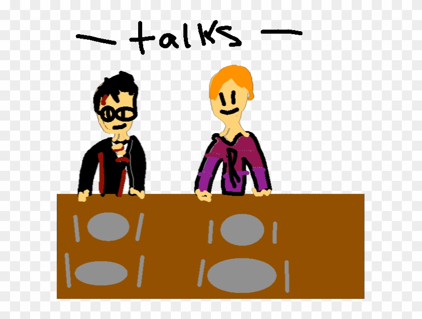 Ron And Harry - Cartoon Clipart