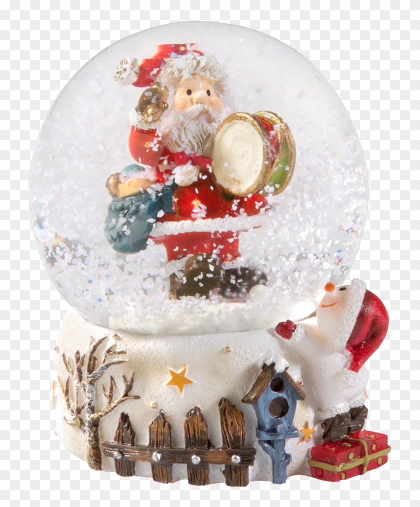 Snow Globe "drum Roll\ - Christmas Tree Clipart #2724800