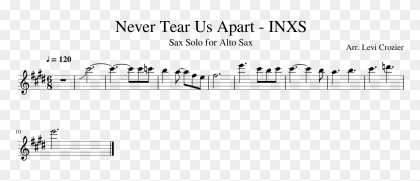 Never Tear Us Apart - Inxs Never Tear Us Apart Saxophone Solo Clipart #2724994
