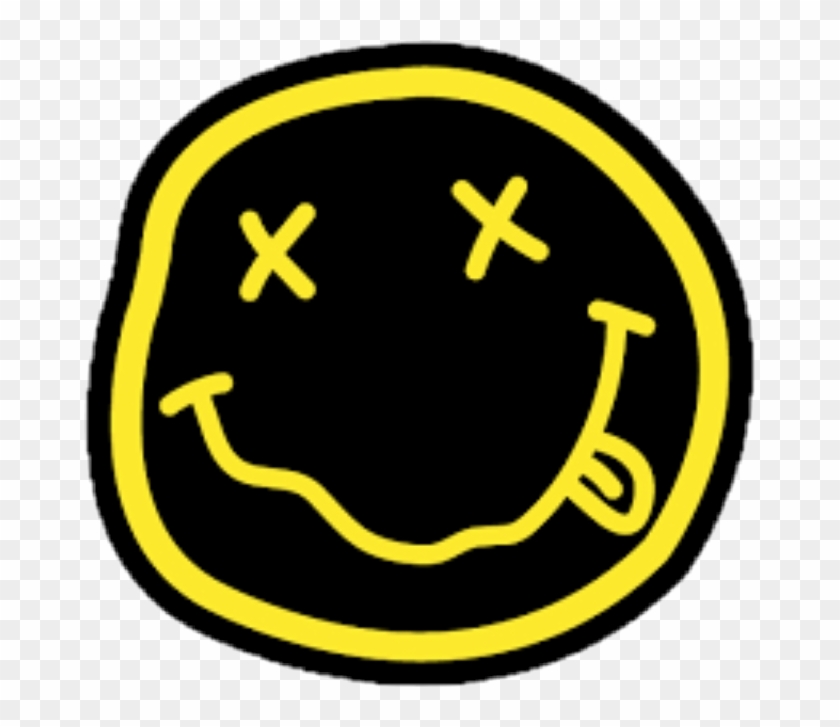 Nirvana Smiley Face Sticker Clipart