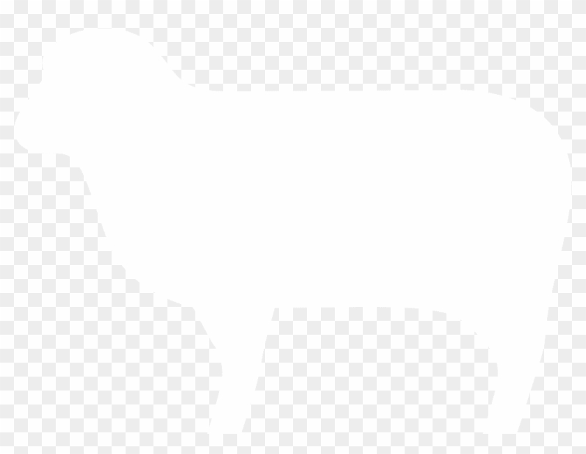 Pig - Sheep - Pig - White Sheep Silhouette Transparent Clipart