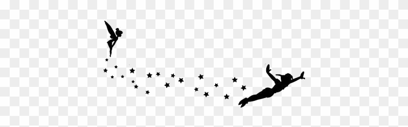 #mariarodgo #peterpan #campanilla #disney - Black And White Small Disney Tattoos Clipart