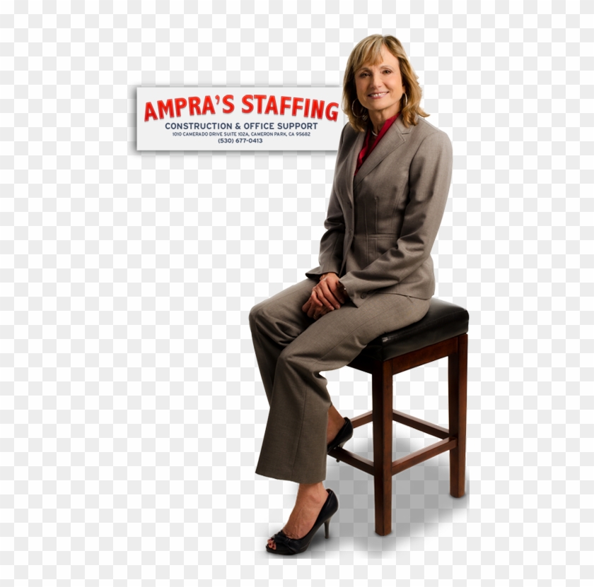 Ampras Office Worker - Sitting Clipart