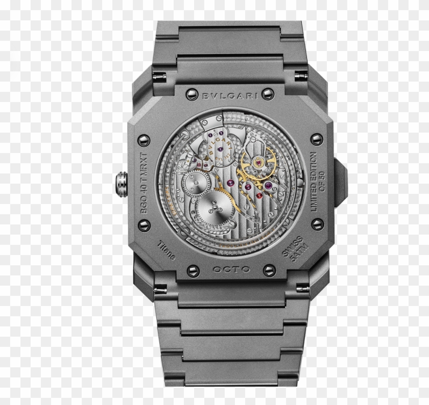 Octo Finissimo Reloj Reloj Titanium Grey - Analog Watch Clipart #2727297