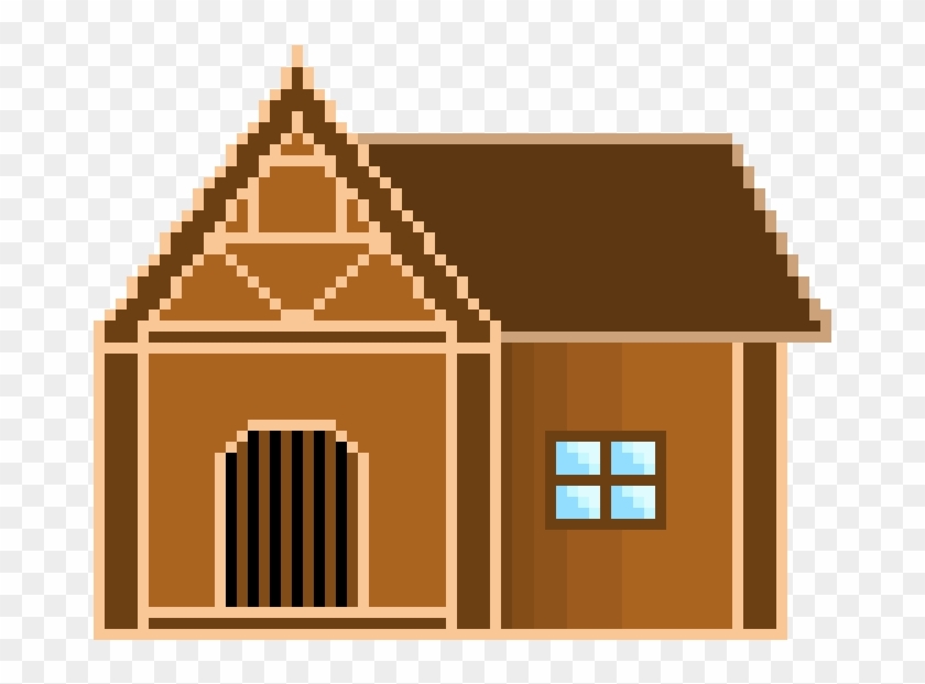 Skyrim House - House Pixel Art Png Clipart