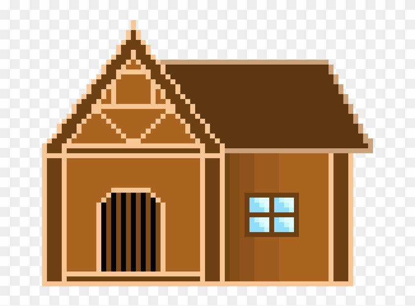 Skyrim House - House Pixel Art Png Clipart #2727566