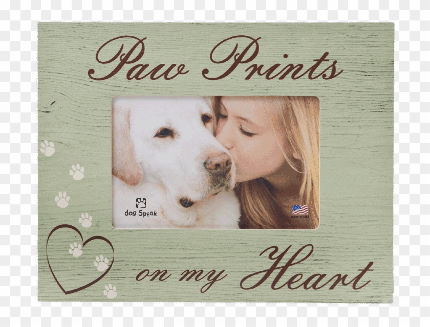 Paw Prints On My Heart - Dog Picture Frames Clipart #2727697