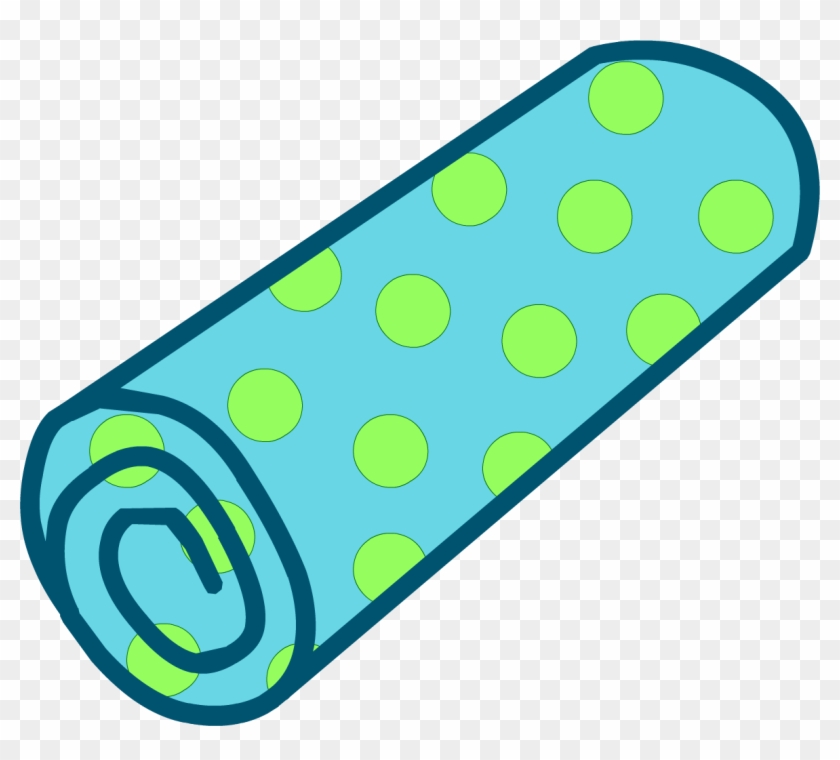 Image Library Download Club Penguin At Getdrawings - Beach Towel Clip Art - Png Download #2727782