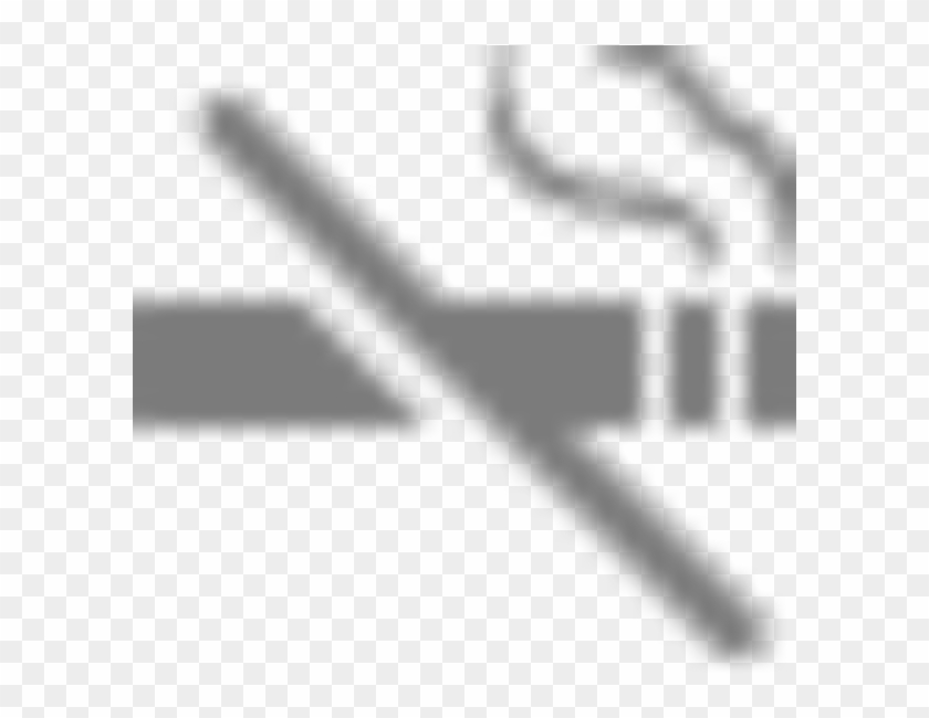 No Smoking Image - Monochrome Clipart