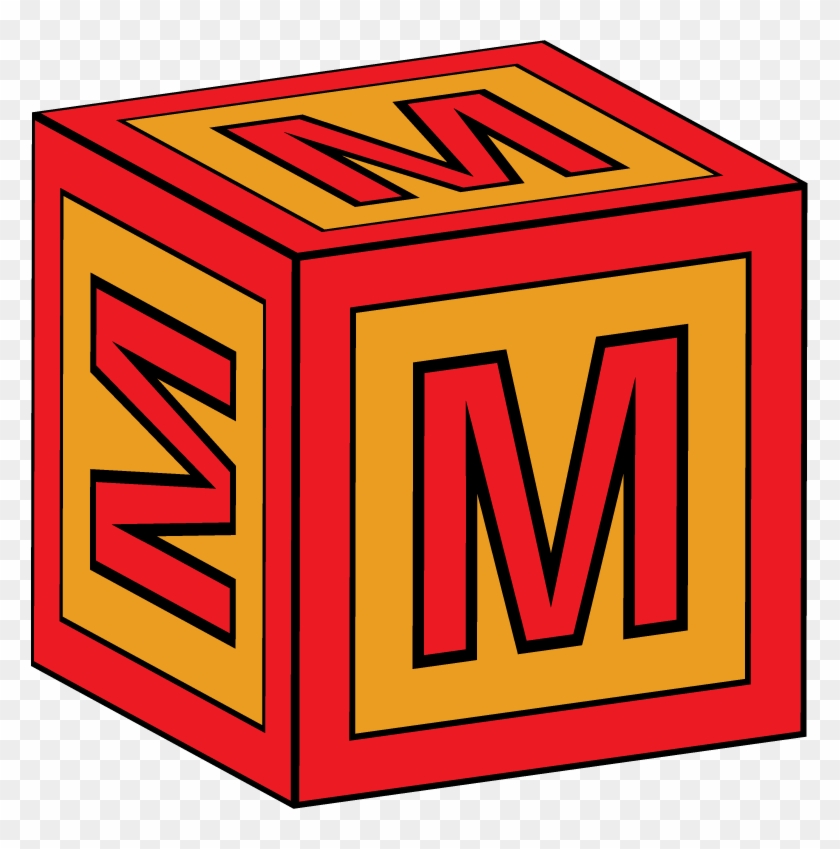 3d Baby Block Letter Clipart