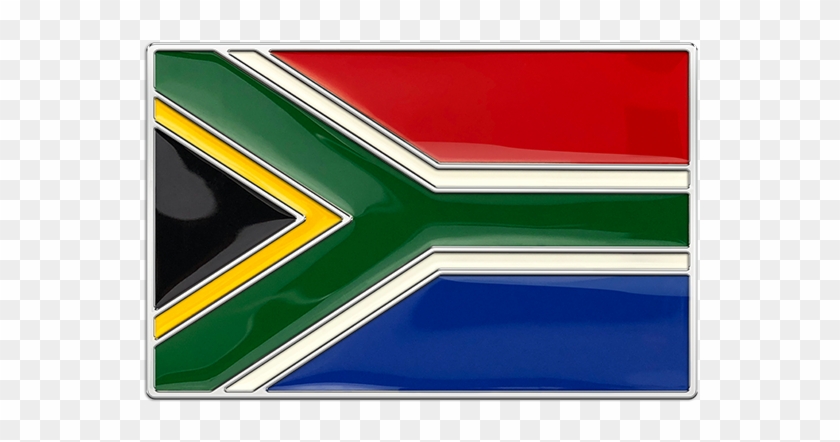 South Africa Flag Buckle - Parallel Clipart