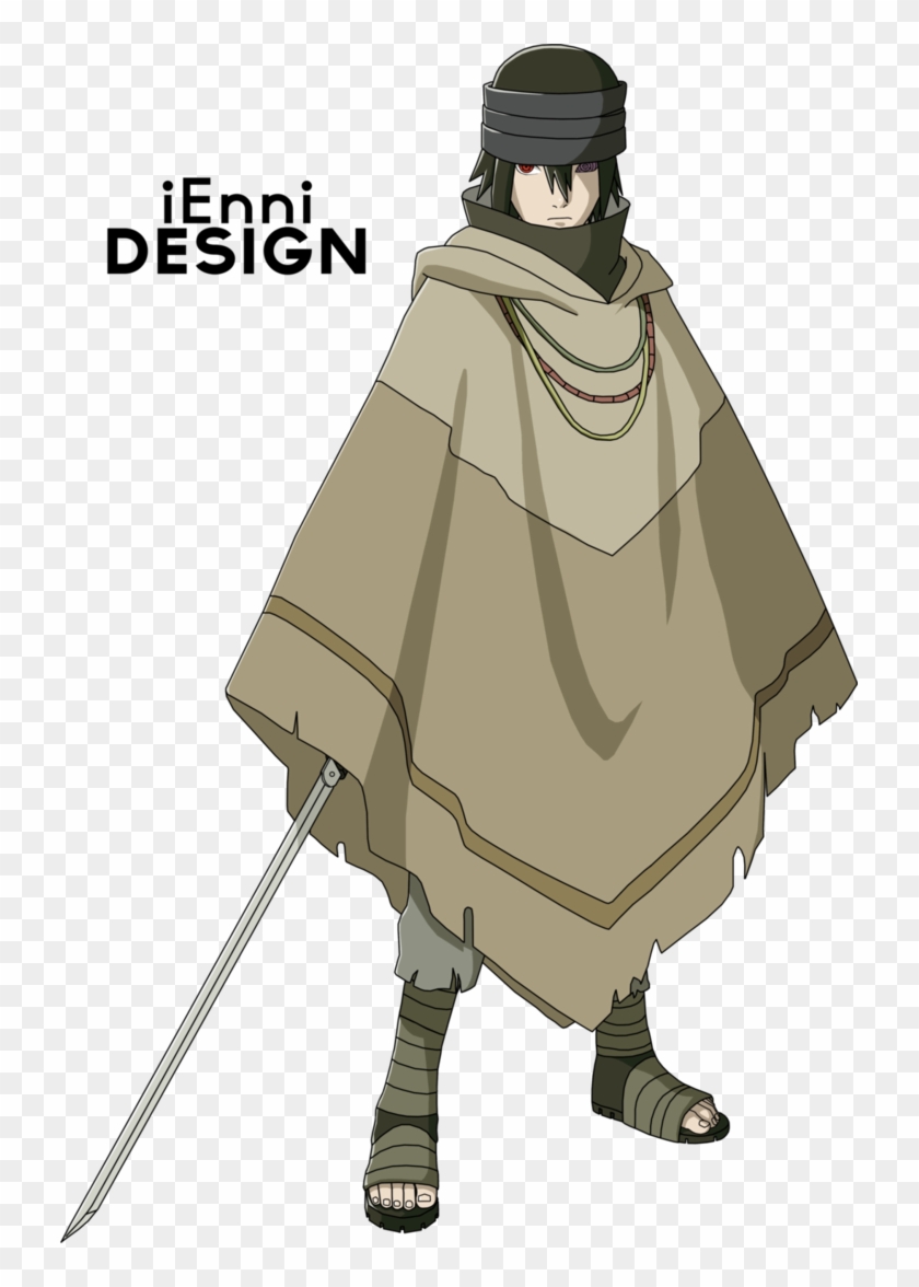 Sasuke Drawing Cloak - Draw Sasuke Uchiha The Last Clipart #2728695