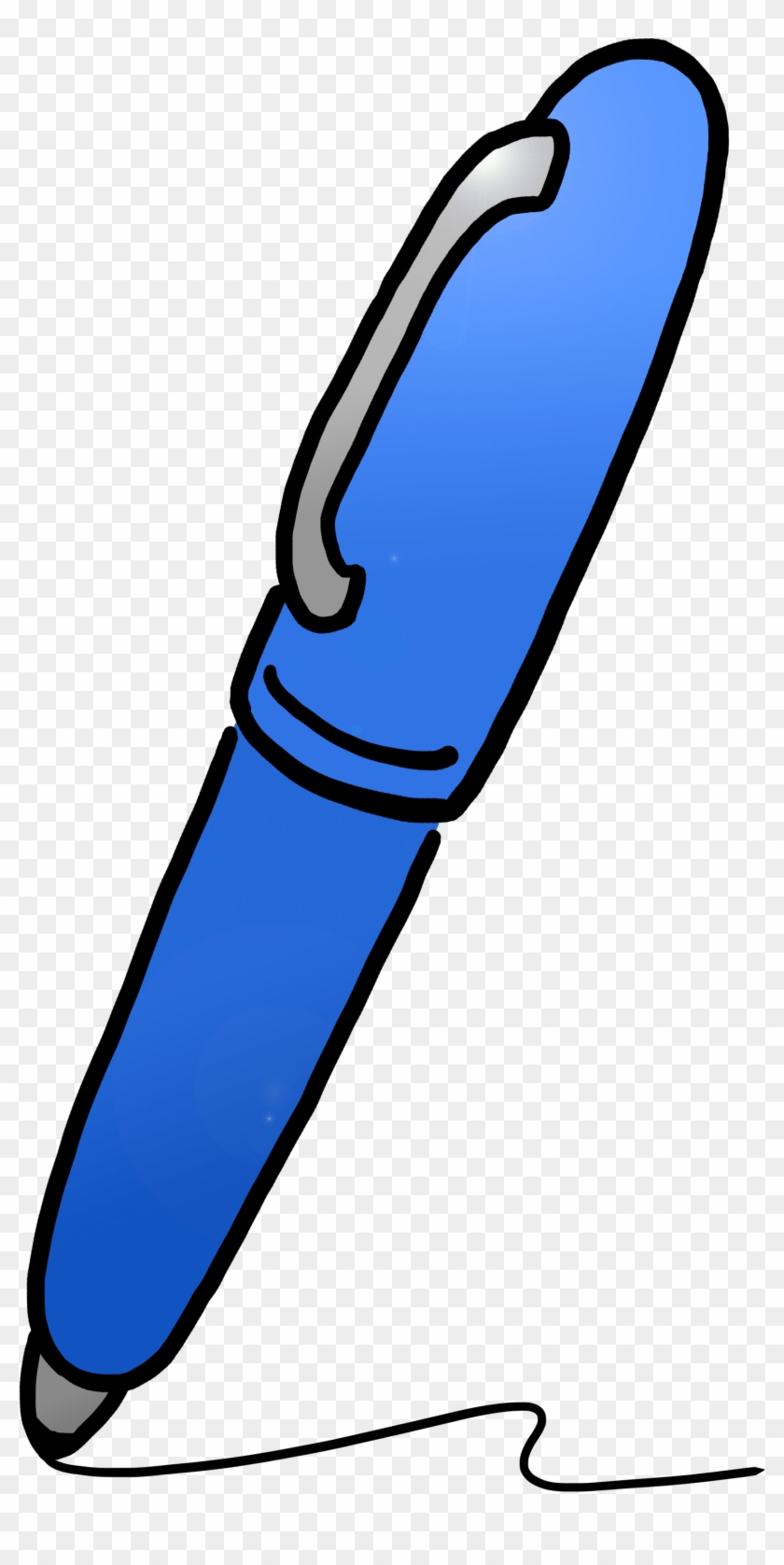 Pink Pen Clip Art Pink Pen Vector Image Clipartbold - Pen Clipart Transparent Background - Png Download #2729142