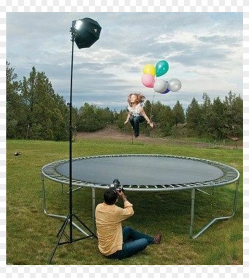Trampoline - Creative Photography Ideas Flying Clipart #2729246