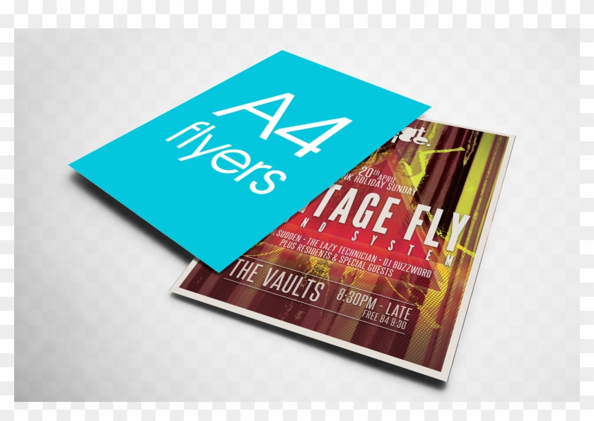 A4 Flyers - A6 Flyers Clipart