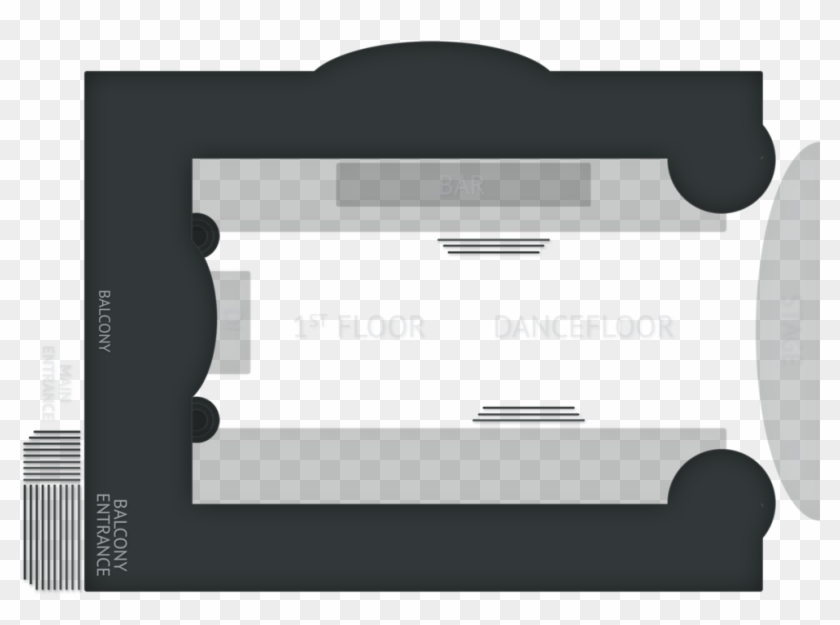 Studio 69 Balcony - Paper Clipart #2729585