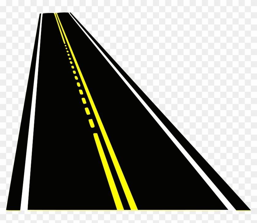 Straight Clipart Highway - Illustration - Png Download #2729714