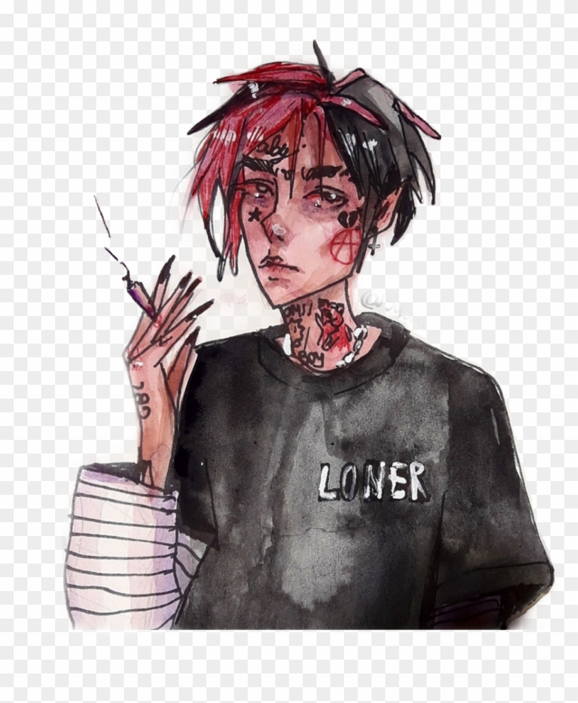 Lilpeep Sticker - Illustration Clipart