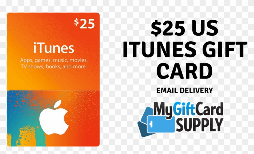 Itunes Gift Card Email Delivery Amazon Photo - Itunes Gift Card 25$ Clipart #2730260