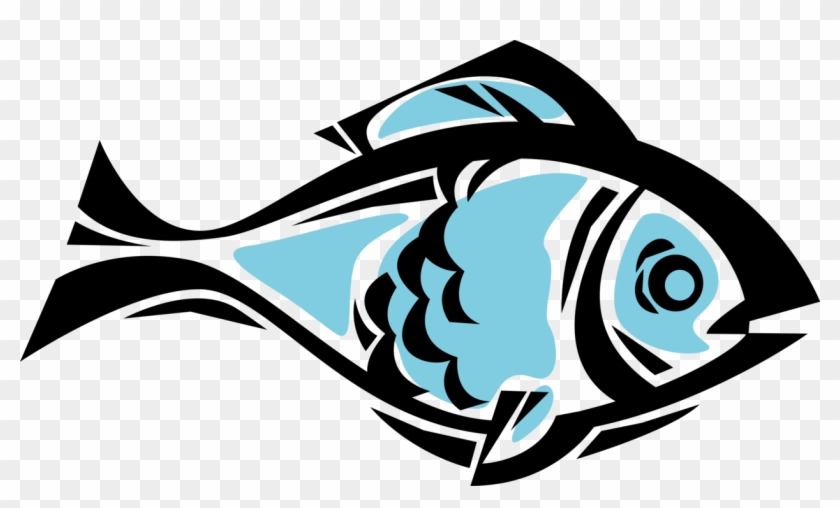 Vector Illustration Of Aquatic Marine Tropical Fish Clipart #2730556