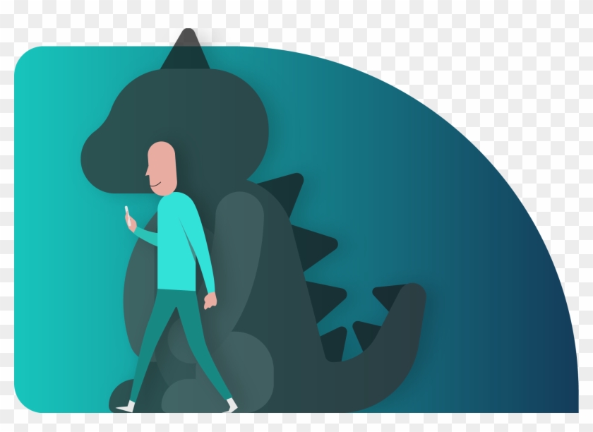 A Chasing Game Between Users Based On Steps You May - Illustration Clipart