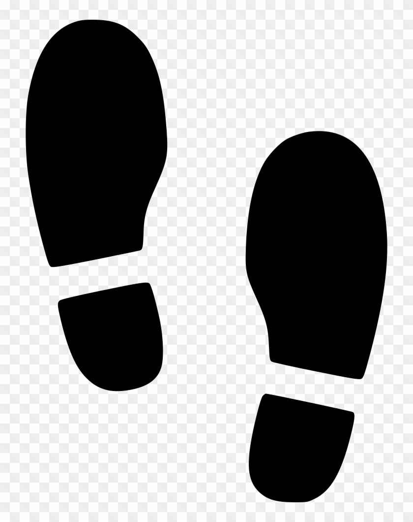 Shoes Foot Step Svg - Marauders Map Footprints Png Clipart #2731020