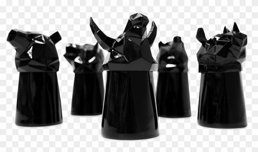 Animal Shot Glasses, Black - Animal Bottle Design Clipart #2732165