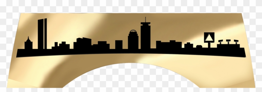 Boston Skyline Silhouette Png - Mit Skyline Brass Rat Clipart #2732173