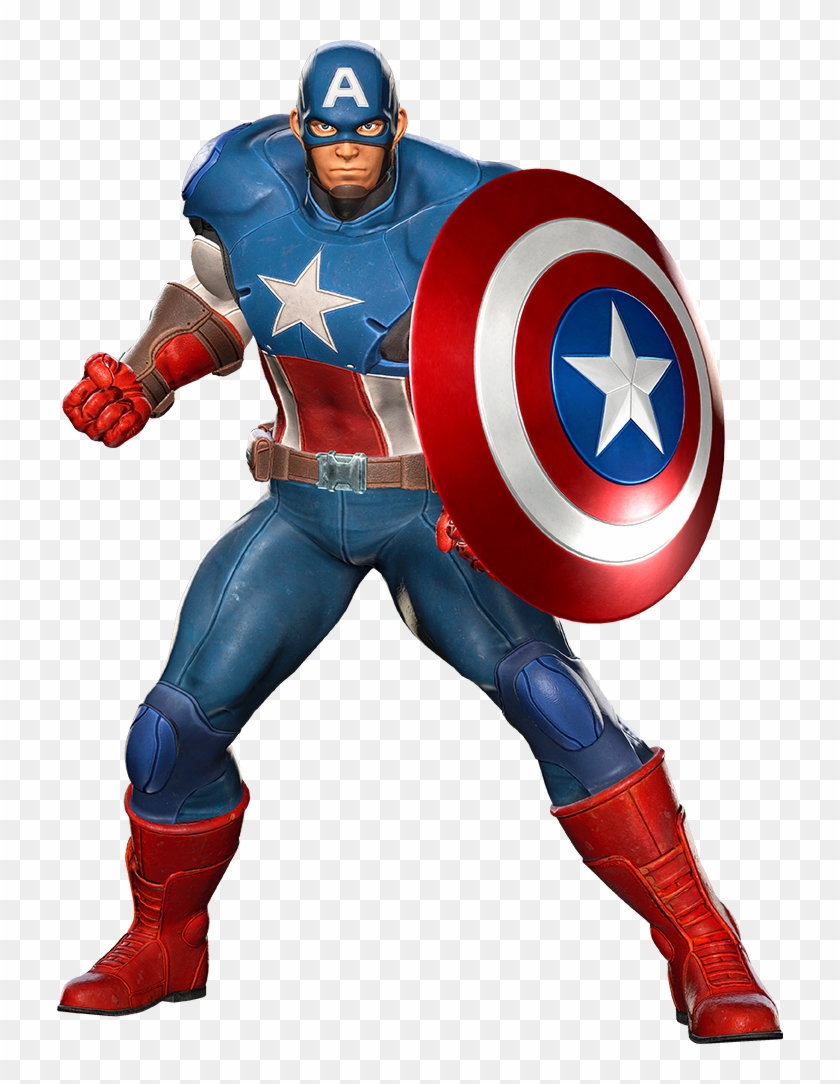 Captain America, Photo Puzzle Game - Marvel Vs Capcom Infinite Captain America Clipart