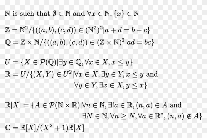 Formal Definitions Of Numbers - Axiom Of Choice Formula Clipart #2732637