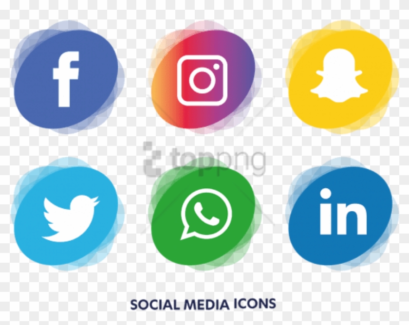 Free Png Social Media Icons Png Image With Transparent - Transparent Social Media Png Clipart #2732640