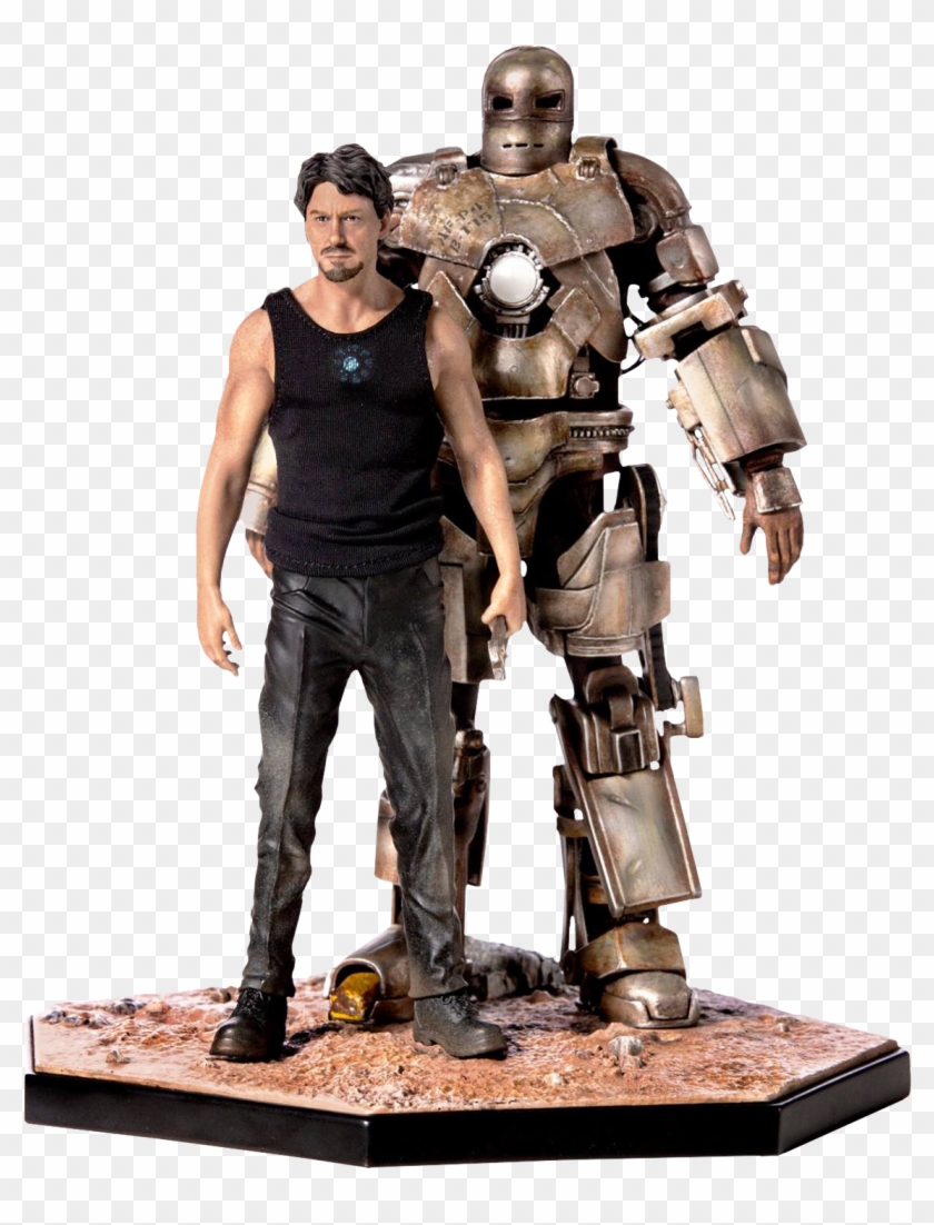 Tony E Mark 1 Iron Studios 1 10 Clipart