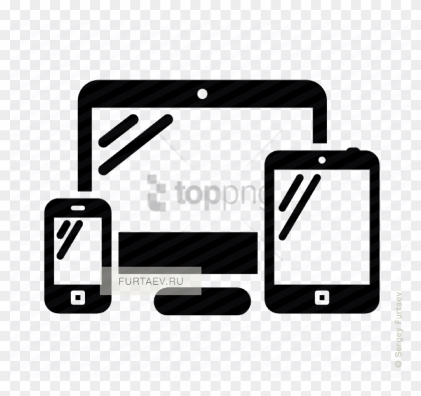 Free Png Mobile Phone Tablet Icon - Mobile And Web Icon Clipart #2733223