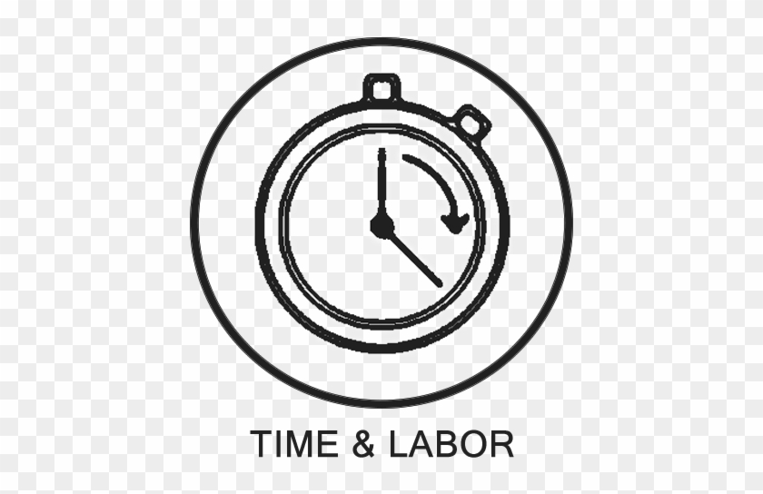Cloud-based Time And Labor Management - Circle Clipart