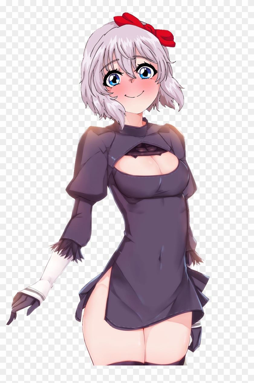 2b - Doki Doki Literature Club Fanart Clipart
