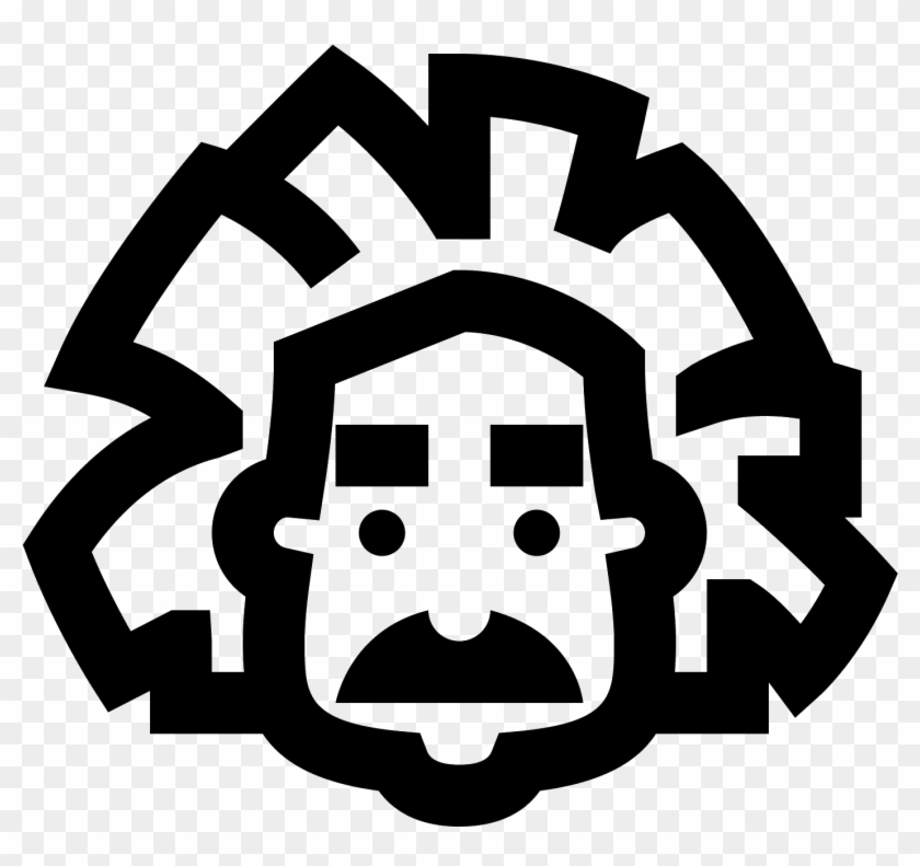 Einstein Vector - Einstein Icon Png Clipart