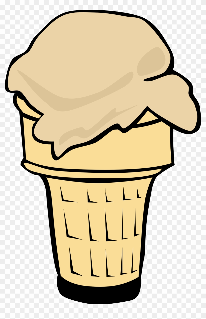 Jpg Transparent Download Fast Food Desserts Cone Single - Ice Cream Cone Clip Art - Png Download
