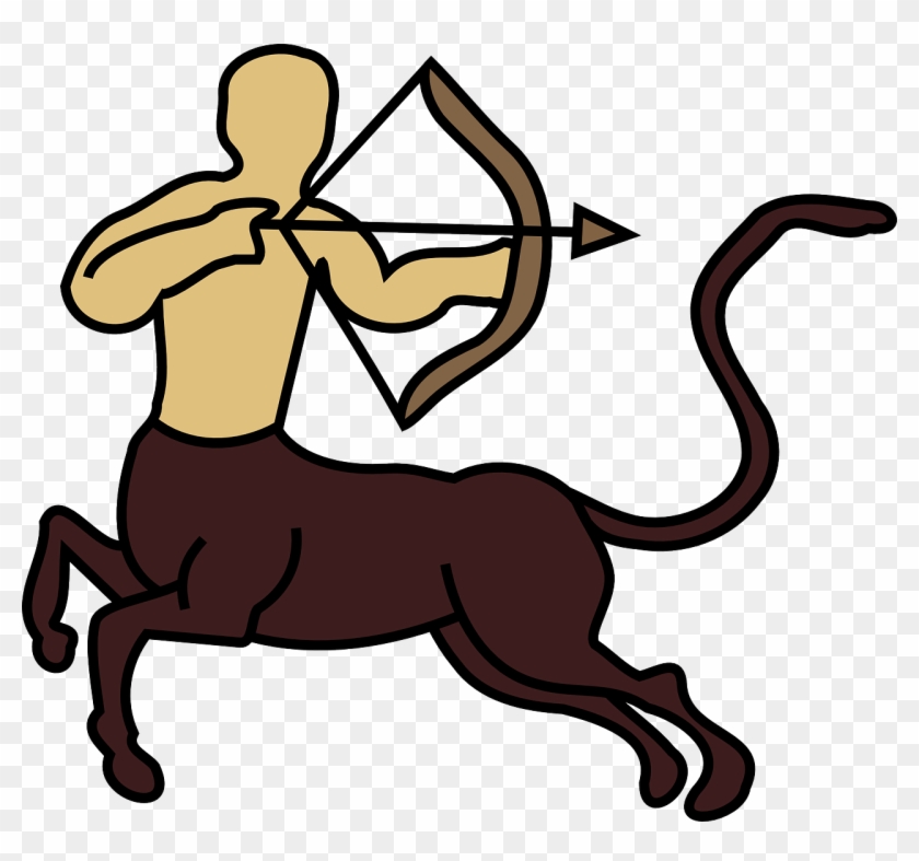 Sagittarius Zodiac Astrology Png Image - Centaur Greek Mythology Clipart Transparent Png